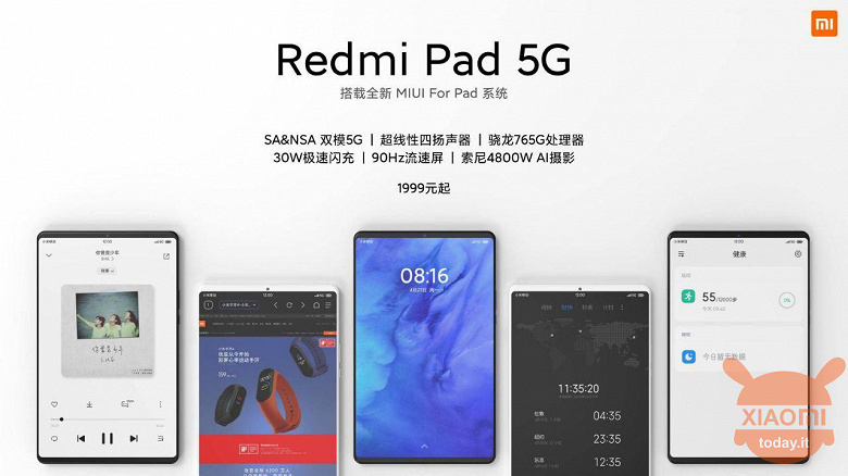 Первый планшет Redmi может получить экран 90 Гц, камеру Sony и четыре динамика